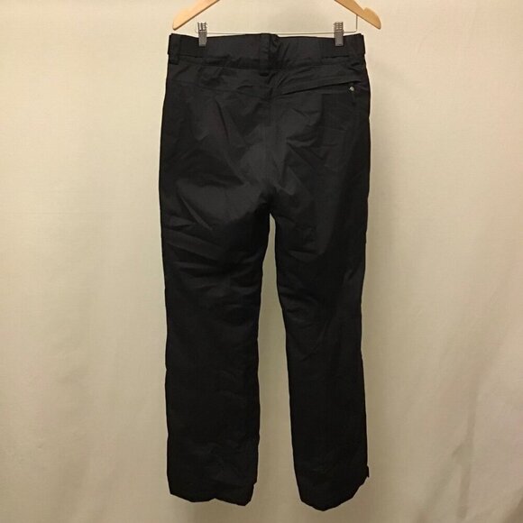FERA 32R Men’s Ski Snow Pants Black Thermolite Pockets Zip Fly 2-Snap Logo - Picture 3 of 12
